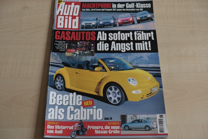 Deckblatt Auto Bild (46/2001)